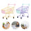 2Pcs Brinquedo Casa Miniatura Metal Decoração 8