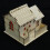 1Stk Vintage Aus Holz Hausform Tischdeko 1