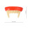 2Pcs Halloween Teeth Zombie Fangs Model Red Beige 2
