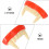 2Pcs Halloween Teeth Zombie Fangs Model Red Beige 11