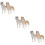 6 Decorazione Tavolo a Forma Cane Husky 9