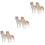 6 Decorazione Tavolo a Forma Cane Husky 5