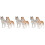 6 Decorazione Tavolo a Forma Cane Husky 4