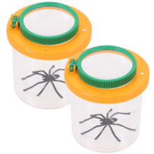 2Stk Lupe Mit Insektenbox Beobachter Vergrößerungsglas Für Kinder