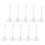 10 Stuks Plastic Poppenstandaard Houders 9