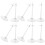 10 Stuks Plastic Poppenstandaard Houders 11
