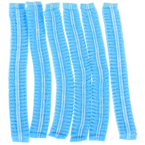 100Pcs Disposable Mesh Hair Net Nonwoven Cap Supply