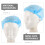 100Pcs Disposable Mesh Hair Net Nonwoven Cap Supply 8