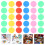 100Pcs Plastic Colored Round Slices Chips Game Accessories 3