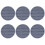Cup Mats Round Drink Mats Table Mats Silicone Texture-grey 1