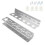 Space Saving Wall Mount Rack for 6 Pool Cues Transparent Clear 1