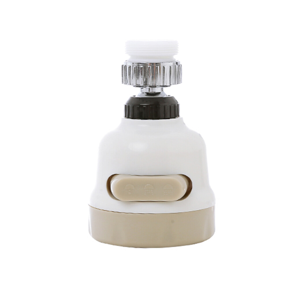 Effortless Kitchen Sink Nozzle, 3 Modes Adjustment Water-Saving Swivel Faucet Head, Flexible Sprayer, Abs Stainless Steel Construction, Easy Install F 9060116755066