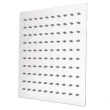 Hochdruck-Regenduschkopf aus Edelstahl, ultradünnes Design, Wandmontage, selbstreinigende Silikondüsen, langlebig und auslaufsicher