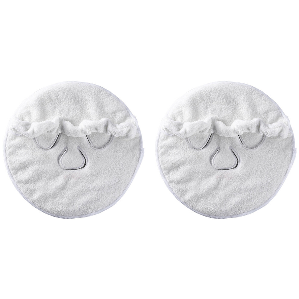 Revitalizing Face Towel Mask, Reusable Facial Masks With Facial Unique Design For Hot & Cold Dual Use, Breathable Fabric And Exquisite Edging Technolo