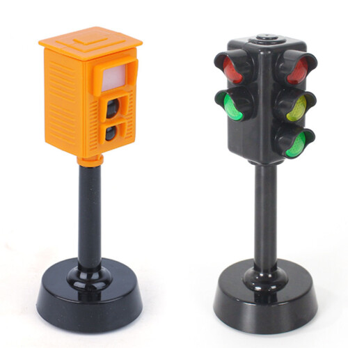 2Pcs Simulation Traffic Light Safety Educational Toys Assorted Colors 2