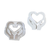 Heart Shaped Tube Hydroponic Vase Molds Castings Molds Vase-1