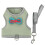 Breathable Harness and Leash Set for Rabbits Ferrets-green M 1