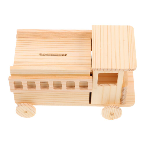 2St Auto Beige - Kindvriendelijk DIY Speelgoed 1