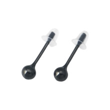 Fashionable Round Flexible Bioplast Bioceramics Elegant-Black