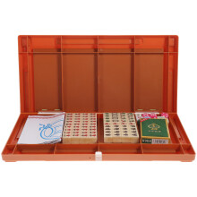 1 Set De Jeu De Société Mahjong Chinois Accessoire De Voyage