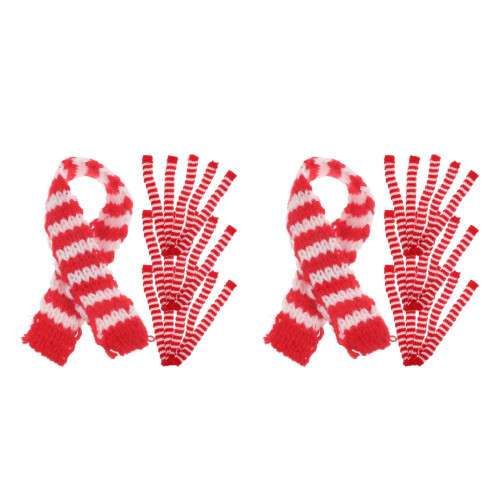 40 Pièces Écharpes Miniatures Pour Figurines Et Décorations 2