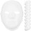 10 Pcs Blank Male Full Face Mask For Kids Diy Paintable 3