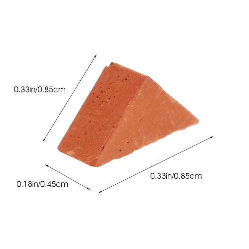 200Pcs Triangelstenar För Sandlåda 1:16 1