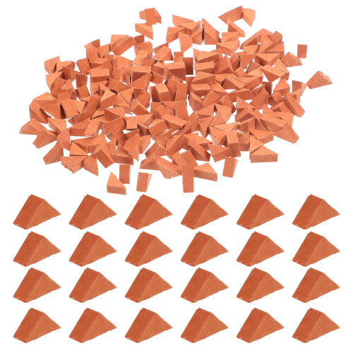 200Pcs Triangelstenar För Sandlåda 1:16 2