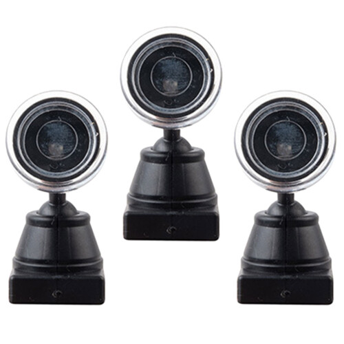 3Pcs Miniature Spotlight For Model Building Sand Table Signal Light
