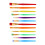 12 Pezzi/2 Set Per Pittura Bambini Con Penne Colorate 3