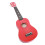 21 Cali Drewniane Ukulele Edukacyjna Czerwone 5