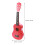 21 Cali Drewniane Ukulele Edukacyjna Czerwone 8