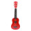 21 Cali Drewniane Ukulele Edukacyjna Czerwone 3