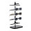 5 Layers Portable Eyeglass Storage Shelf Rotating-Black 1