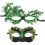 Set of 2 Comfortable Couple's Masquerades Mask-green suit 1