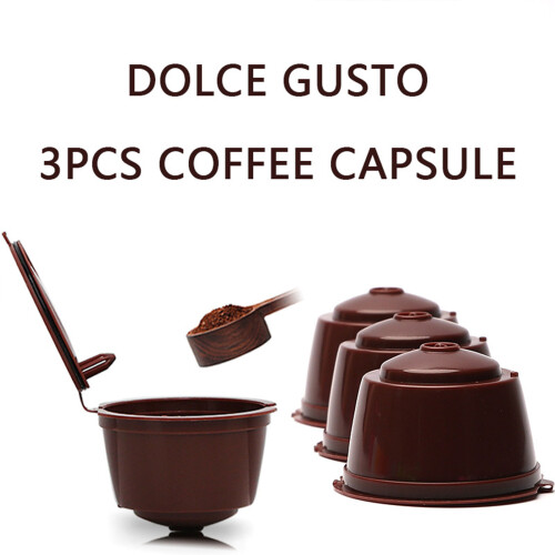 Ensemble de 3 dosettes de café réutilisables avec-Vert herbe 2