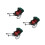 3Pcs Simulation Jinrikisha Model Retro Desktop Decoration 10