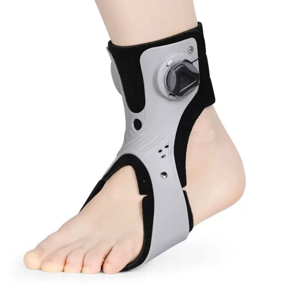 Drop Foot Brace AFO Orthosis, Lightweight Foot Drop Support, Hemiplegia Stroke Walking Aid, Left Foot Size LL