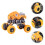 Large Dinosaur Pull Back Friction Powered Car Toy For Children 6