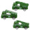 3Pcs Small Truck Model Toy Pull Back Car For Kids 3