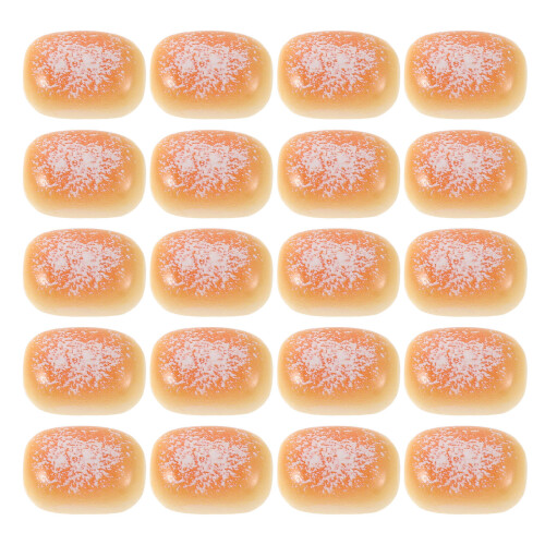 100 Pcs Artificial Mini Bread Resin Craft For DIY Kitchen Decoration