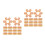100 Pcs Artificial Mini Bread Resin Craft For DIY Kitchen Decoration 10