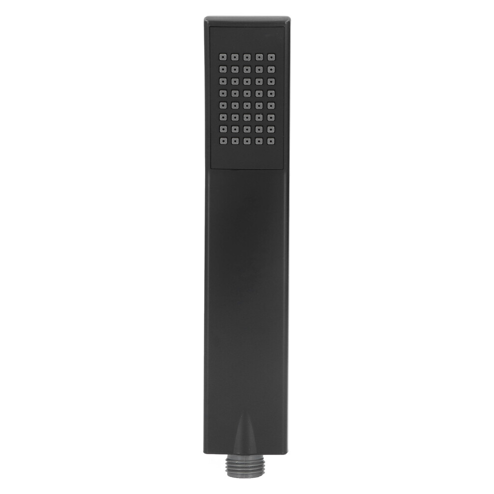 High Pressure Handheld Shower Head, Engineered Ergonomics L-Shaped Square Matte Black Finish Shower Head With Dual Spray Modes And Airboost Technology 9060116755431