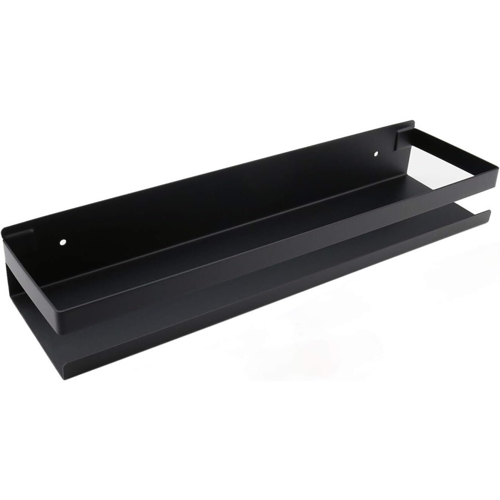 Floating Stainless Steel Shelves Wall Mounted, Floating Stainless Steel Shelves Rust Protection Baking Paint Technique Water Resistant Durable Metal S 9135470816743