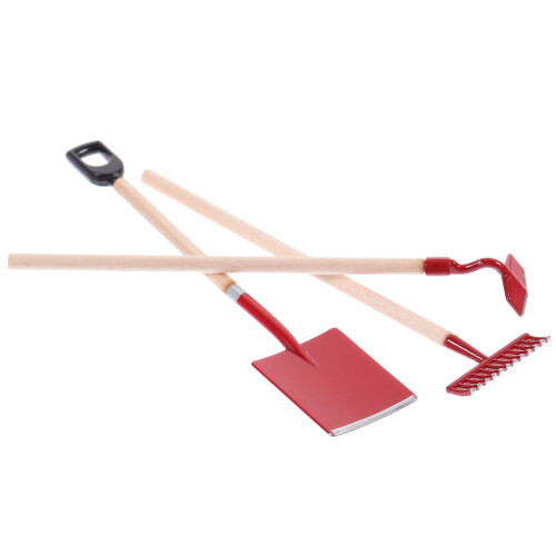 1 Set Gartengeräte Für Puppenhaus 1
