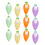 12 Stuks Easter Pull-Back Auto's, Wrijvingsauto, Speelgoed Voor 1