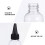 30Stk 60Ml Transparente Pigmentspenderflasche Leere Behälter 8