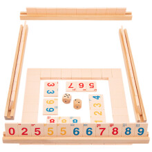 1Set ‘Shut The Box’ Dobbelspel Voor Snelle En Spellen