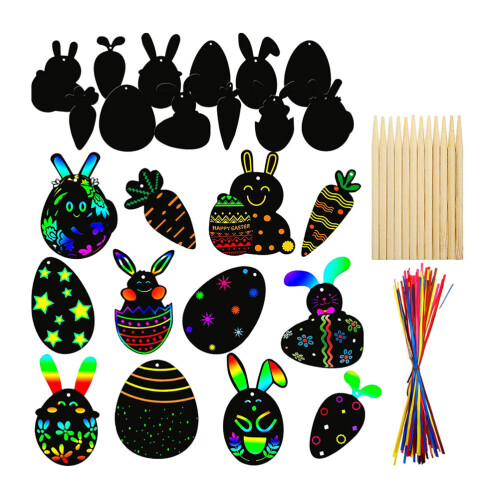1 Set Rainbow Graffiti Kraspapier Knutselen 2