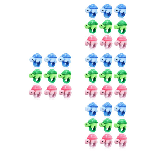 36 Stuks Schildpad Klaphorloge Gewatteerde Dier Klaphorloges 2